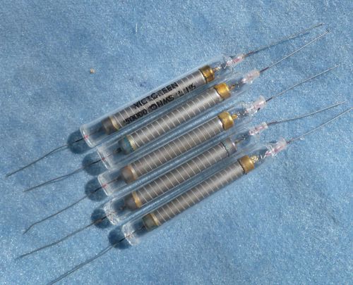 Victoreen 50K Ohm 1% Precision Glass Resistor Lot of 5 NOS Vintage