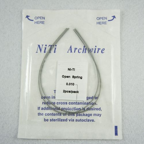 0.010&#034; 180mm Open Coil Spring 2pcs/1pack Dental NEW Orthodontic