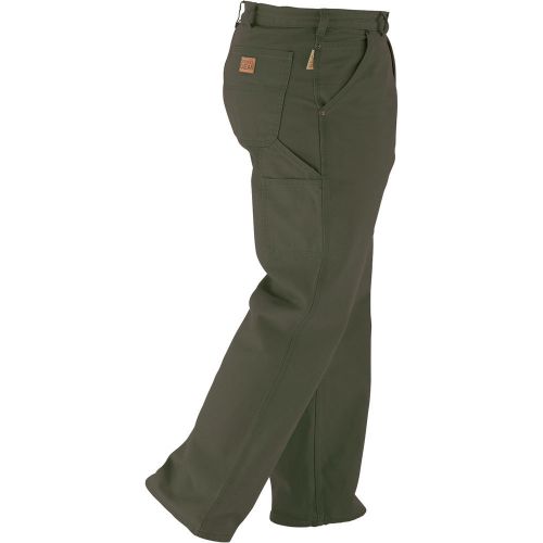 Gravel gear heavy-duty carpenter-style work pants- moss 32in waist x 32in inseam for sale