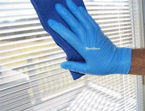 1000 Blue Disposable Powder Free Nitrile Exam Medical Gloves 3.5 Mil-Case of LGE