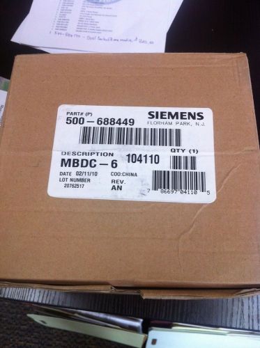 Siemens Fire Alarm 500-688449