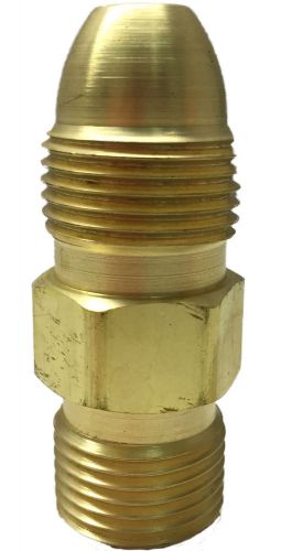 Thoroughbred CGA-510 Valve to CGA-300 Acetylene Regulator Adapter - TB-51