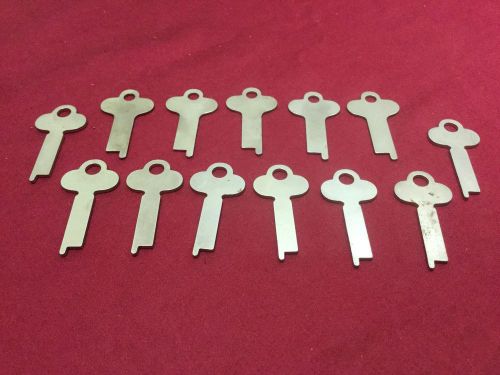 Eagle by Ilco Flat Steel Key Blanks 1214 &amp; 1417A, Set of 13 - Locksmith