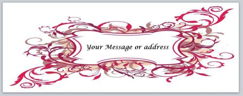 30 Personalized Abstract Return Address Labels Buy 3 get 1 free (bo201)