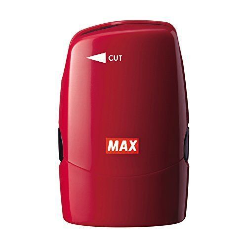 MAX SA-151RL/R Korokoro Keshikoro Your ID Roller Stamp with Letter Opener Red