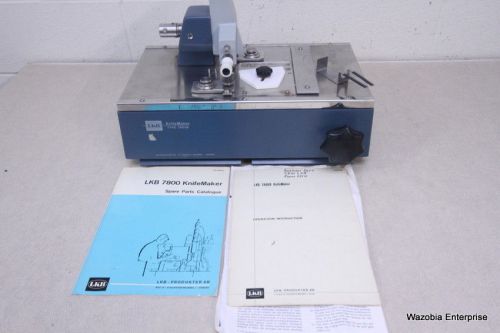 LKB MICROTOME GLASS KNIFE MAKER KNIFEMAKER TYPE 7801B 7800