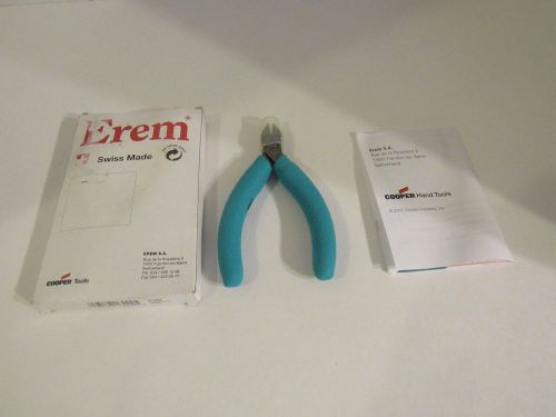 EREM 512N ESD-Safe Wire Cutter Diagnol Cutting Pliers 4.5&#034; Semi-Flush Swiss Made