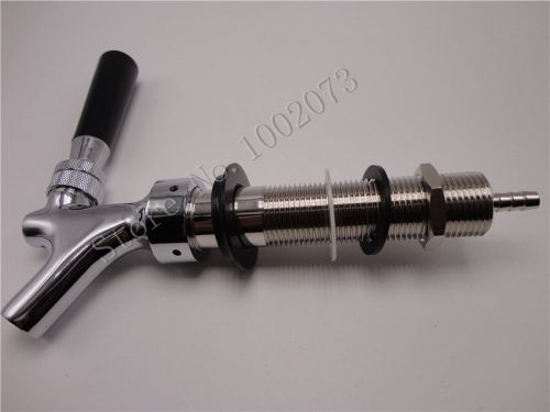 Draft Beer Faucet Kegerator tap Handle with 4-1/2&#034; Shank Kit 3/16&#034; bore Homebrew