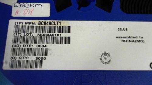 2560-PCS NPN 30V 100MA ON SEMI BC849CLT1 849CLT1 BC849CL