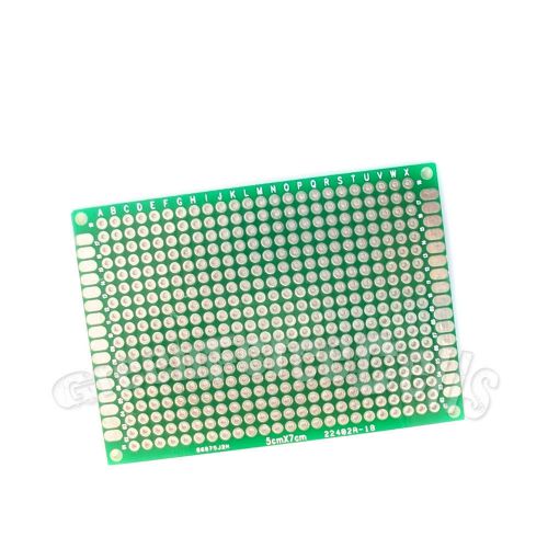 20 pcs Breadboard Prototype Double Side PCB 5cm x 7cm 50mmx70mm FR4 Green