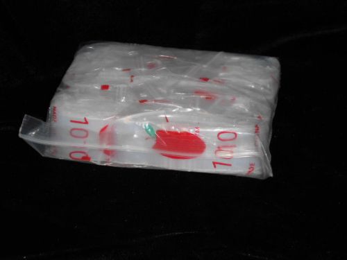 Apple Brand  Clear Baggies 1010 size 1&#034;x1&#034; Bags Ziplock Wholesale! (1,000 ct)