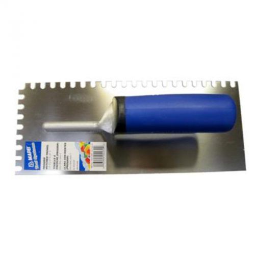 1/4&#034;X5/16&#034;X1/4&#034; U Notched Trowel 11&#034;X4-1/2&#034; New Mapei Concrete Finishing Trowels