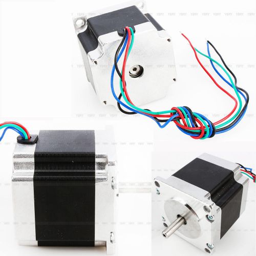 Hot dc 24v stepper motor for nema 23 single shaft 12.6kgcm 1.8degre 4 leads 56mm for sale