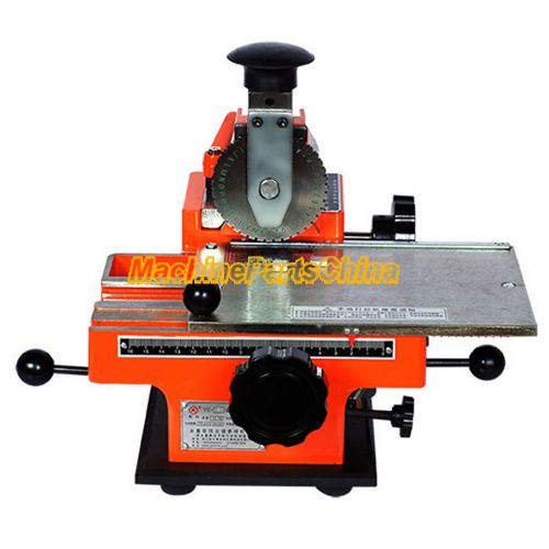 4mm Label Semi-Automatic Sheet Embosser Metal Stamping Printer Marking Machine