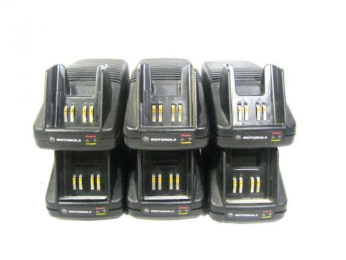 Lot of 6 motorola ntn7209a charger w/ power cable for sale
