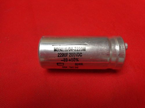 M39018/04-2220M 2220UF 200VDC -10+50% Capacitor