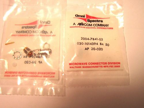 OMNI SPECTRA MICROWAVE COAXIAL CONNECTOR SMA/SSMA 2004-7841-02