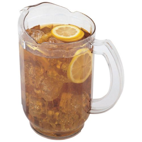 6 Pack CAM 60 OZ. LAGUNA PITCHER, HAMMERED TEXTURE, 6PK CLEAR PL60CW-135