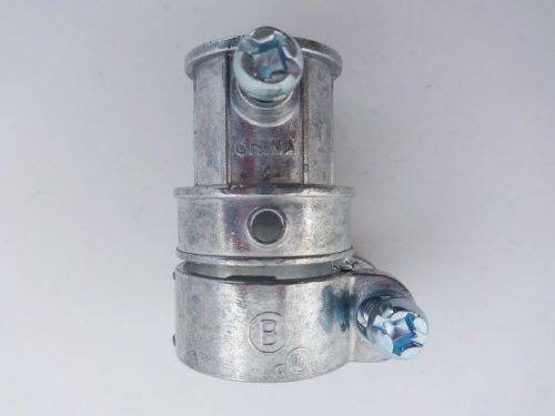 25-new bridgeport fittings 281-dc transition emt/fmc couplings 1/2&#034; for sale