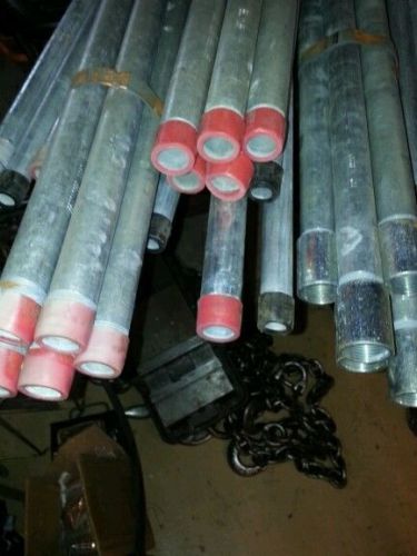 Rigid galvanized conduit pipe 1/2&#034; &amp; 3/4&#034; x 10&#039; for sale