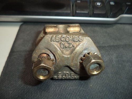 Grounding clamp 2/0s 250 mcm abco 725 for sale
