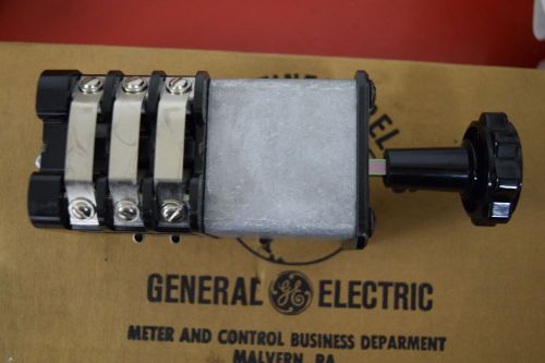 GE Type SBM Switch 10AA009 Ammeter