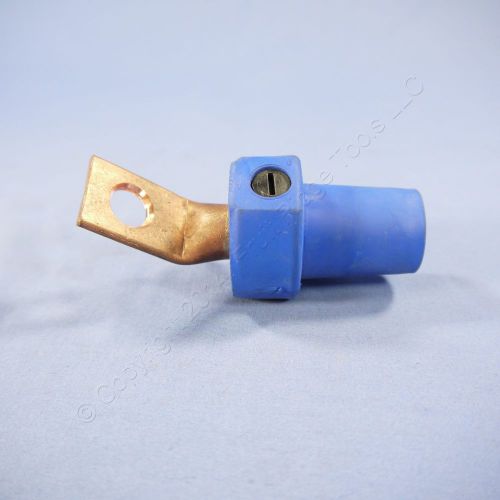 Leviton Blue 16 Series Cam Female Terminal Connector Angled 400A 600V 16F21-B