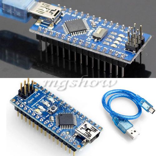 Mini USB Nano V3.0 ATmega328 16M 5V Micro-controller CH340G board For Arduino