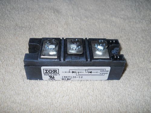 International rectifier irkt136-12 dual power thyristor, 1200 volts, 135 amps for sale