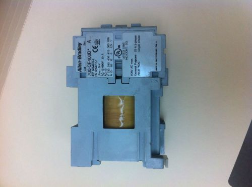 ALLEN BRADLEY CONTROL RELAY 700-CF400D A 24VDC COIL(S14-3-23E)