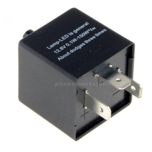 Electronic SH LED Flasher Relay 3 Pin 12V Motorcycle Turn Singal Adjustable MSSY