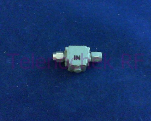 RF microwave single junction isolator 6000 MHz CF/ 2000 MHz BW/  15 Watt / data