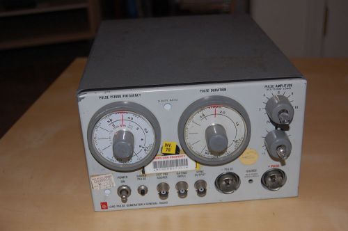 Vintage Antique General Radio 1340 Pulse Generator Former USN GR Naval Military