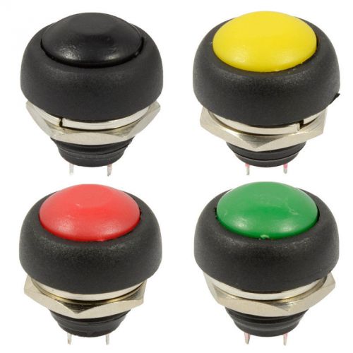 Waterproof Momentary Push Make Button Switch Off 125V Push Button Switch