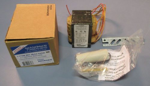 Philips Advance 71A5570-001D 1-175W M57 Metal Halide Core &amp; Coil Ballast Kit NIB