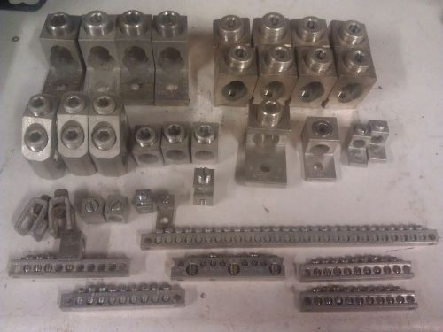 BARGAIN LOT!! Lot of 35 Electrical LUGS, Neutral Bars, Connectors etc. BL23