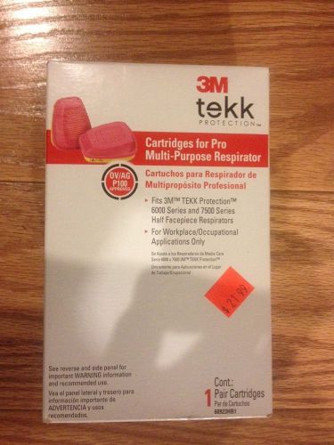 3M Cartridges For Pro Multi-Purpose Respirator. 1 Pair.