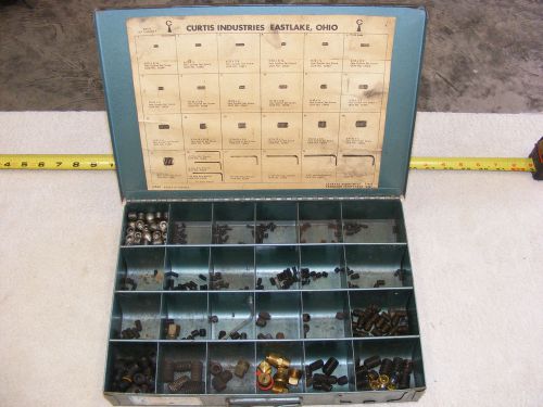 Vintage Lot of Hex Head Set Screws with Case