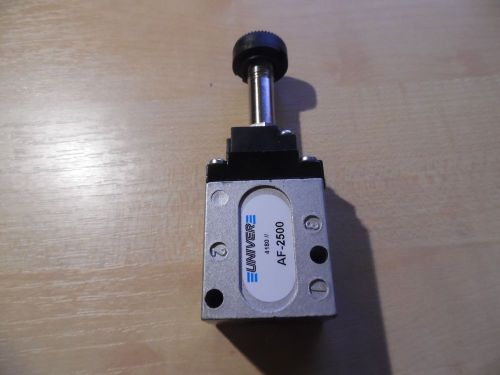 ELETTRO VALVOLA UNIVER AF-2500 AD OTTURATORE 1/8&#034; ARIA COMPRESSA POPPET VALVE