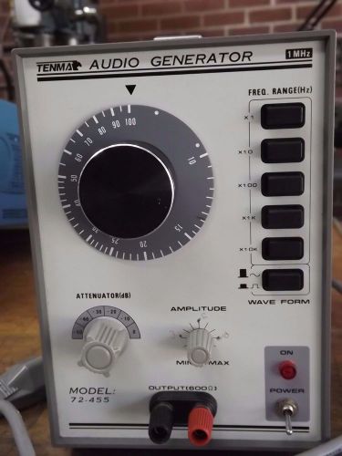 Tenma Audio Generator Model: 72-455