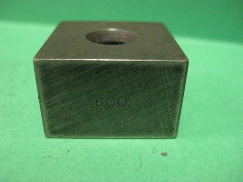 Machinist Tool Sale 1&#034;  PRATT &amp; WHITNEY GAUGE BLOCK 0.600 J176