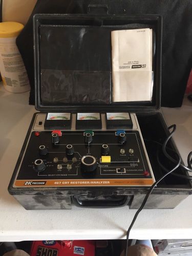 B+K Precision 467 Picture Tube Restorer/ Analyzer