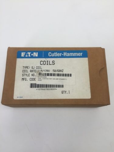 CUTLER HAMMER EATON SJ COIL 110/120V 50/60HZ 2147A48G11 Magnetic Starter Coil B3