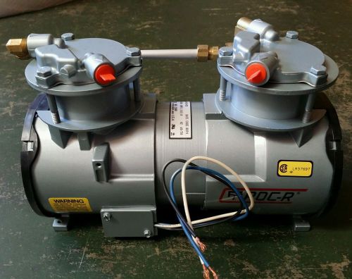 Gast oil-less vacuum pump raa-v110-ed 230/220 volts piston air compressors for sale