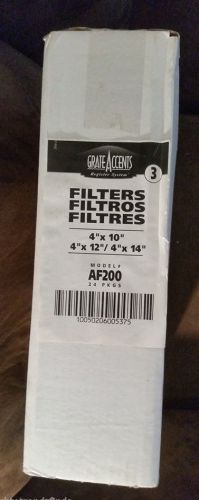 BULK Lot 24 Grate Accents 3 replacement vent FILTERS Model AF200 NIB dust pollen