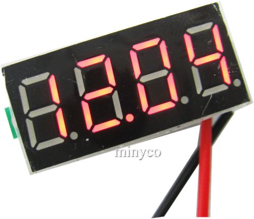 4 bits 0.36&#034; 4.5-30V 2- line red digital voltmeter Voltage tester Voltage Panel