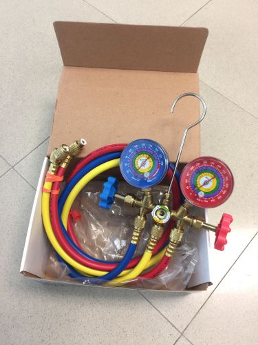 Manifold gauge charging set 3-36&#034; hoses for r134a for sale