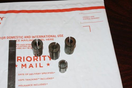 3 HARDINGE BUSHINGS - 5/8 x 5/16 BUSHINGS FOR HARDINGE BORING BAR HOLDER+3/8x1/2