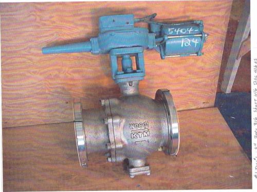 DEZURIK 8&#034; BALL VALVE WITH POSITIONER