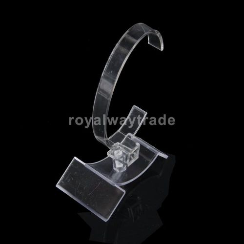 Clear Plastic Watch Display Stand Rack Holder